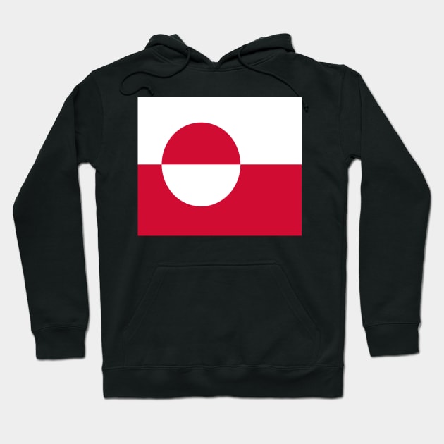 Greenland flag Hoodie by flag for all